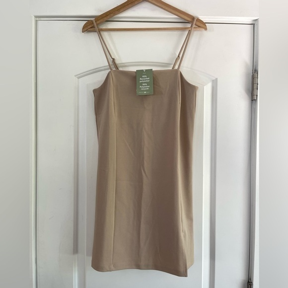 H&M Jersey A-Line Dress Beige - XS - Picture 2 of 5